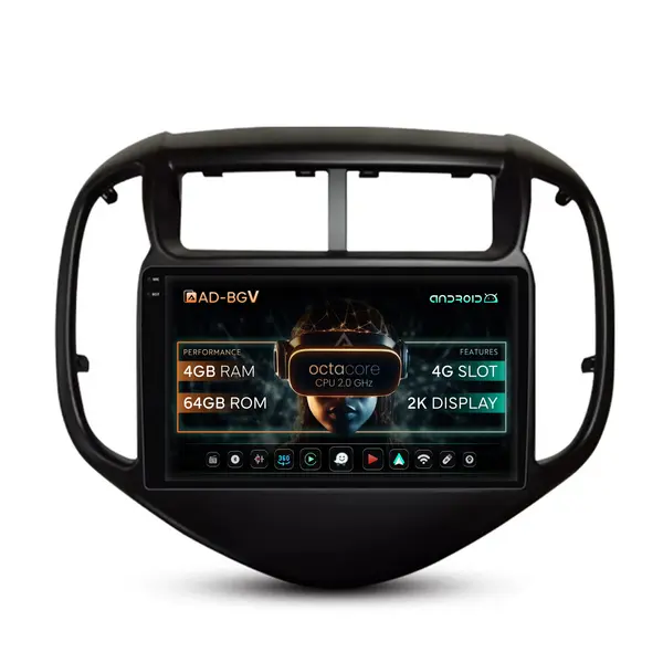 Navigatie Chevrolet Aveo (2016-2021), Android, V-Octacore 4GB RAM + 64GB ROM, 9.5 Inch - AD-BGV9004+AD-BGRKIT230