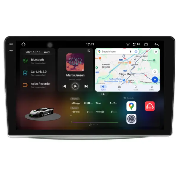 Navigatie Dedicata Alfa Romeo Mito (2008-2018), 2K, 12Gb Ram, 256Gb Stocare, Carplay