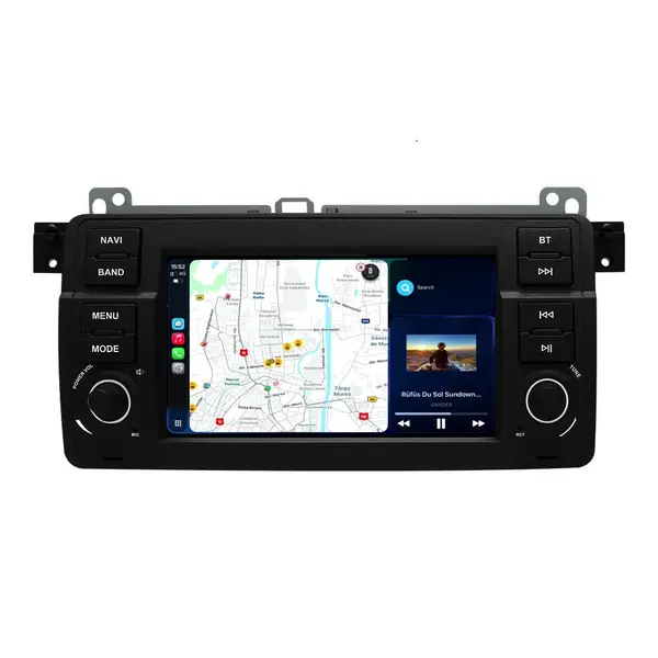 Navigatie Dedicata BMW Seria 3 E46 (1998 - 2006), 7Inch, 4Gb Ram, 64Gb Stocare, Bluetooth, WiFi, Carplay
