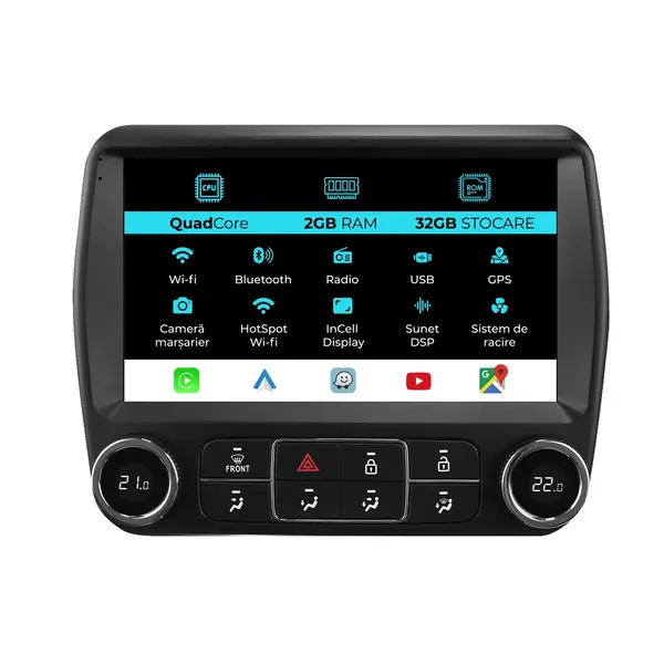 Navigatie Dedicata Chevrolet Camaro (2010-2015), 9Inch, 2Gb Ram, 32Gb Stocare, Carplay