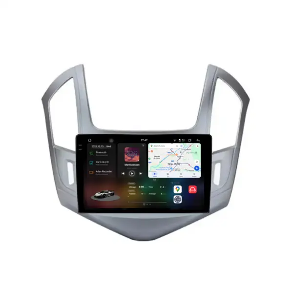 Navigatie Dedicata Chevrolet Cruze (2008-2015), 2K, 12Gb Ram, 256Gb Stocare, Android Auto, Carplay