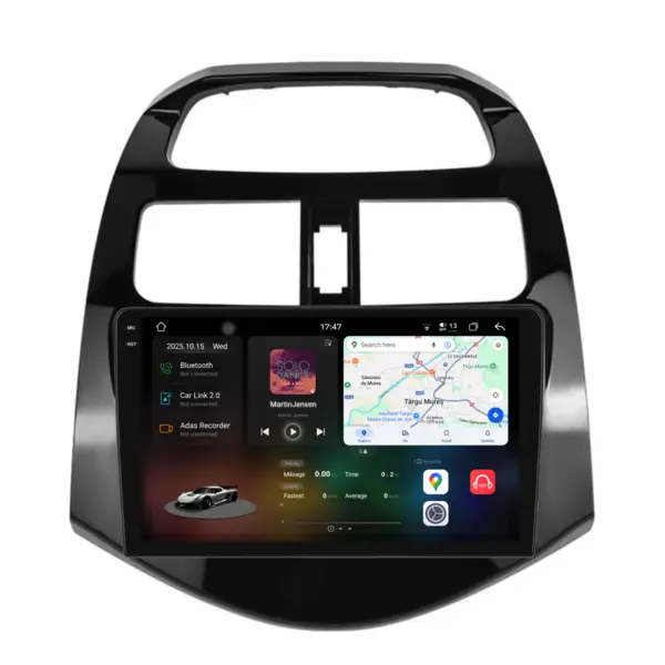 Navigatie Dedicata Chevrolet Spark (2009-2015), 2K, 12Gb Ram, 256Gb Stocare, Carplay