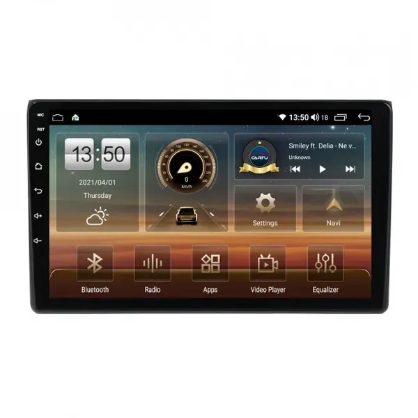 Navigatie dedicata cu Android Audi A4 (B6, B7) 2000 - 2008, 8GB RAM, Radio GPS Dual Zone, Display HD QLED 9" Touchscreen, Internet Wi-Fi si slot SIM 4G, Bluetooth, MirrorLink, USB