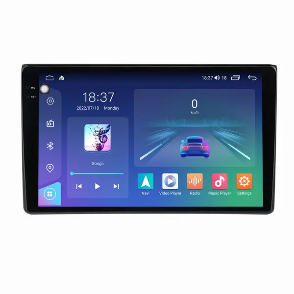 Navigatie dedicata cu Android Audi A4 (B6, B7) 2000 - 2008, 8GB RAM, Radio GPS Dual Zone, Display 2K QLED 9.5" Touchscreen, Internet Wi-Fi si slot SIM 4G, Bluetooth, MirrorLink, USB