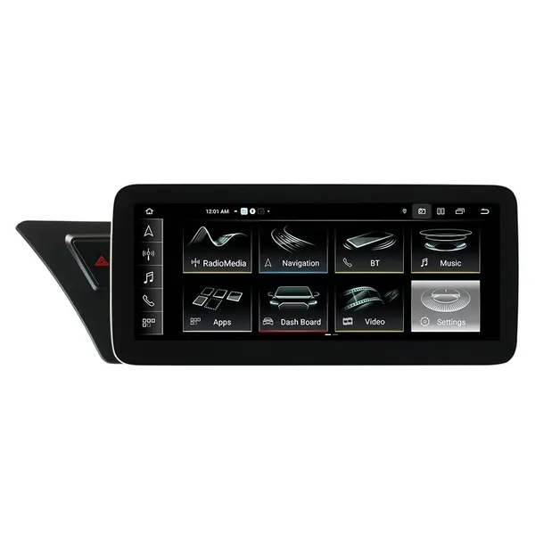 Navigatie dedicata cu Android Audi A4 (B8) / A5 (8T) 2007 - 2017 fara navigatie originala, 6GB RAM, Radio GPS Dual Zone, Display QLED 12.3" Touchscreen, Internet Wi-Fi si slot SIM 4G, Bluetooth, MirrorLink, USB