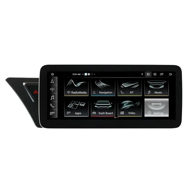 Navigatie dedicata cu Android Audi Q5 (8R) 2008 - 2017 cu navigatie 3G, 6GB RAM, Radio GPS Dual Zone, Display QLED 12.3" Touchscreen, Internet Wi-Fi si slot SIM 4G, Bluetooth, MirrorLink, USB