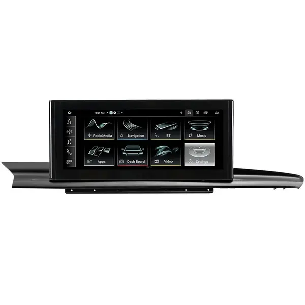 Navigatie dedicata cu Android Audi Q5 (FY) 2016 - 2020, 6GB RAM, Radio GPS Dual Zone, Display QLED 12.3" Touchscreen, Internet Wi-Fi si slot SIM 4G, Bluetooth, MirrorLink, USB