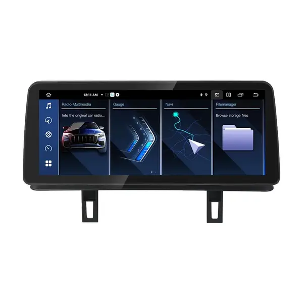 Navigatie dedicata cu Android BMW Seria 1 (E81 / E87) 2003 - 2008 cu navigatie CCC, 6GB RAM, Radio GPS Dual Zone, Display QLED 12.3" Touchscreen, Internet Wi-Fi si slot SIM 4G, Bluetooth, MirrorLink, USB