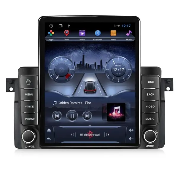 Navigatie dedicata cu Android BMW Seria 3 (E46) 1997 - 2005, 2GB RAM, Radio GPS Dual Zone, Touchscreen IPS 9.7" HD tip Tesla, Internet Wi-Fi, Bluetooth, MirrorLink, USB