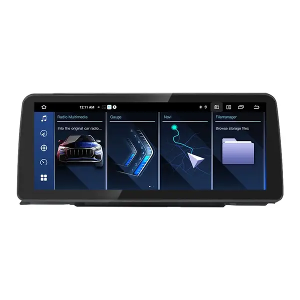 Navigatie dedicata cu Android BMW Seria 3 (F30) 2012 - 2016 cu navigatie NBT, 6GB RAM, Radio GPS Dual Zone, Display QLED 12.3" Touchscreen, Internet Wi-Fi si slot SIM 4G, Bluetooth, MirrorLink, USB