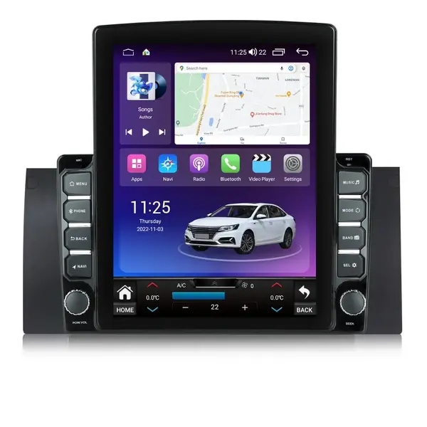 Navigatie dedicata cu Android BMW Seria 5 (E39) 1995 - 2003, 8GB RAM, Radio GPS Dual Zone, Touchscreen IPS 9.7" HD tip Tesla, Internet Wi-Fi si slot SIM 4G, Bluetooth, MirrorLink, USB