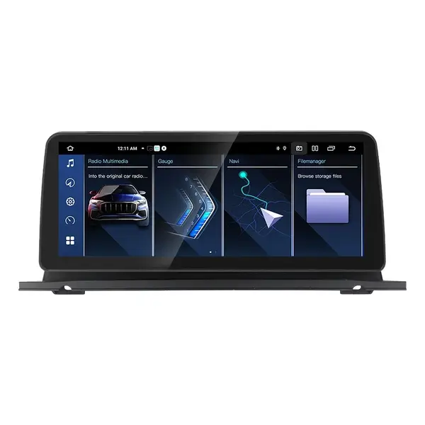 Navigatie dedicata cu Android BMW Seria 5 GT (F07) 2012 - 2017 cu navigatie NBT, 6GB RAM, Radio GPS Dual Zone, Display QLED 12.3" Touchscreen, Internet Wi-Fi si slot SIM 4G, Bluetooth, MirrorLink, USB