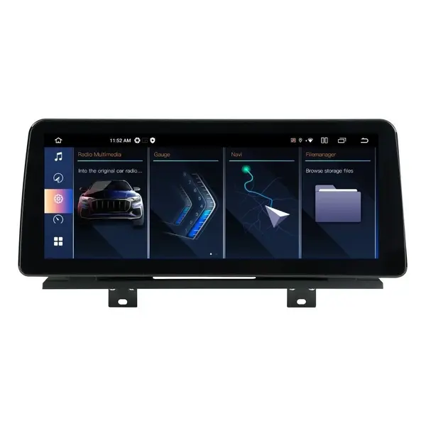 Navigatie dedicata cu Android BMW X4 (G02) 2018 - 2021 cu navigatie NBT EVO, 6GB RAM, Radio GPS Dual Zone, Display QLED 12.3" Touchscreen, Internet Wi-Fi si slot SIM 4G, Bluetooth, MirrorLink, USB
