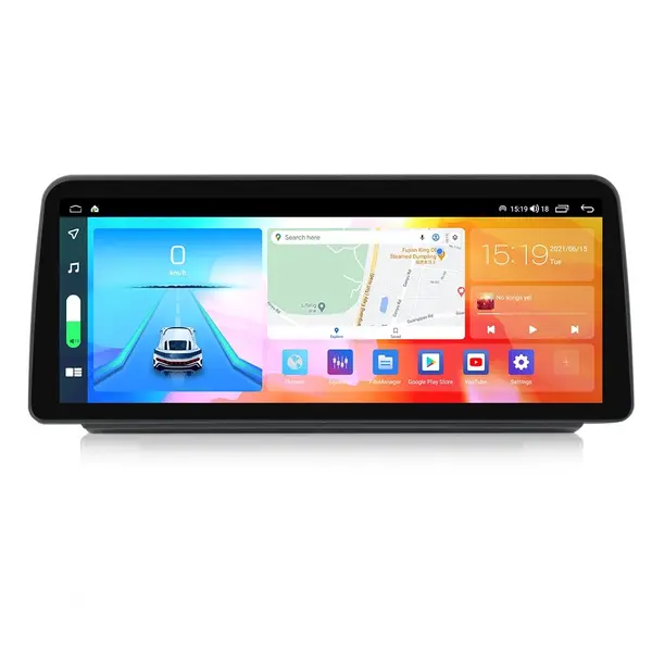 Navigatie dedicata cu Android BMW X5 (E53) 2000 - 2006, 4GB RAM, Radio GPS Dual Zone, Display QLED 12.3" Touchscreen, Internet Wi-Fi si slot SIM 4G, Bluetooth, MirrorLink, USB