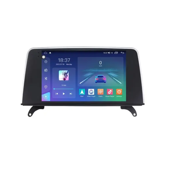 Navigatie dedicata cu Android BMW X5 (E70) 2006 - 2013, 8GB RAM, Radio GPS Dual Zone, Display 2K QLED 9.5" Touchscreen, Internet Wi-Fi si slot SIM 4G, Bluetooth, MirrorLink, USB