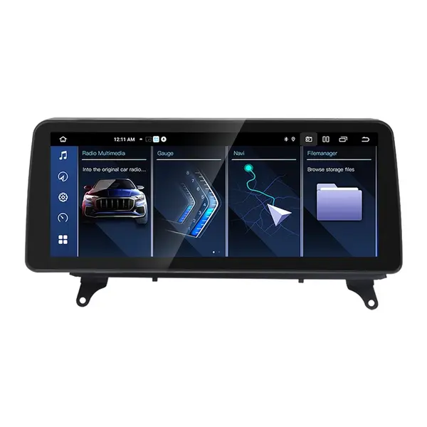 Navigatie dedicata cu Android BMW X5 (E70) 2009 - 2013 cu navigatie CIC, 6GB RAM, Radio GPS Dual Zone, Display QLED 12.3" Touchscreen, Internet Wi-Fi si slot SIM 4G, Bluetooth, MirrorLink, USB