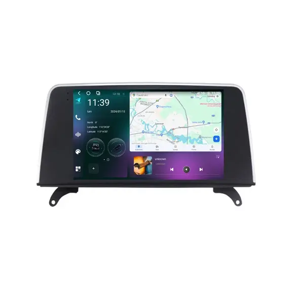 Navigatie dedicata cu Android BMW X6 (E71) 2007 - 2014, 12GB RAM, Radio GPS Dual Zone, Display 2K QLED 9.5" Touchscreen, Internet Wi-Fi si slot SIM 4G, Bluetooth, MirrorLink, USB