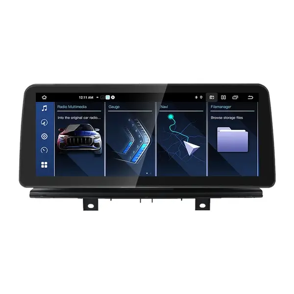 Navigatie dedicata cu Android BMW X6 (F16) 2016 - 2019 cu navigatie NBT EVO, 6GB RAM, Radio GPS Dual Zone, Display QLED 12.3" Touchscreen, Internet Wi-Fi si slot SIM 4G, Bluetooth, MirrorLink, USB