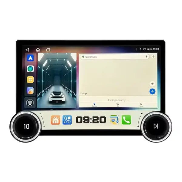 Navigatie dedicata cu Android Chevrolet Captiva 2006 - 2011, 4GB RAM, Radio GPS Dual Zone, Display 2K QLED 11.8" Touchscreen, Internet Wi-Fi si slot SIM 4G, Bluetooth, MirrorLink, USB