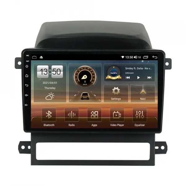 Navigatie dedicata cu Android Chevrolet Captiva 2006 - 2011, 6GB RAM, Radio GPS Dual Zone, Display HD QLED 9" Touchscreen, Internet Wi-Fi si slot SIM 4G, Bluetooth, MirrorLink, USB