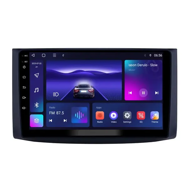 Navigatie dedicata cu Android Chevrolet Kalos 2006 - 2011, 4GB RAM, Radio GPS Dual Zone, Display HD IPS 9" Touchscreen, Internet Wi-Fi, Bluetooth, MirrorLink, USB