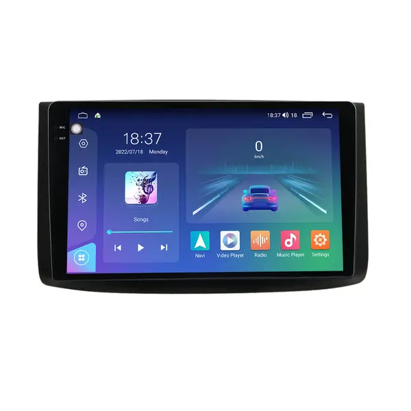Navigatie dedicata cu Android Chevrolet Kalos 2006 - 2011, 8GB RAM, Radio GPS Dual Zone, Display 2K QLED 9.5" Touchscreen, Internet Wi-Fi si slot SIM 4G, Bluetooth, MirrorLink, USB