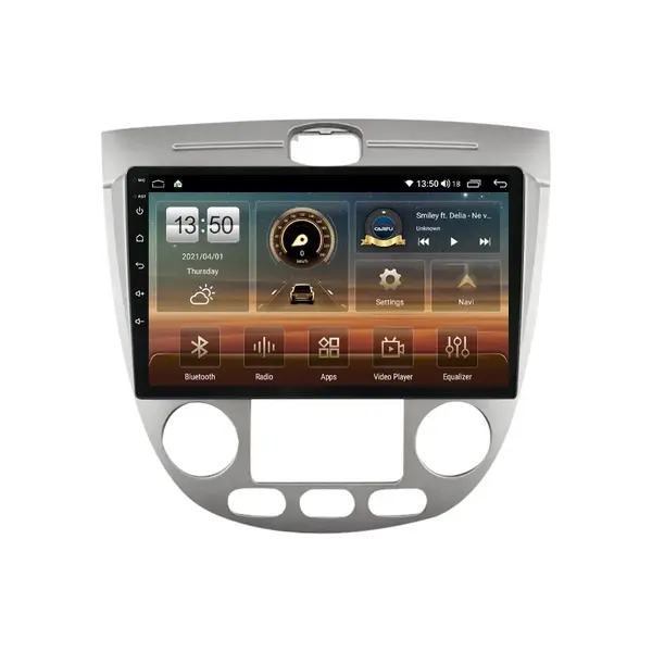 Navigatie dedicata cu Android Chevrolet Lacetti 2003 - 2010, clima automata, 6GB RAM, Radio GPS Dual Zone, Display HD QLED 9" Touchscreen, Internet Wi-Fi si slot SIM 4G, Bluetooth, MirrorLink, USB