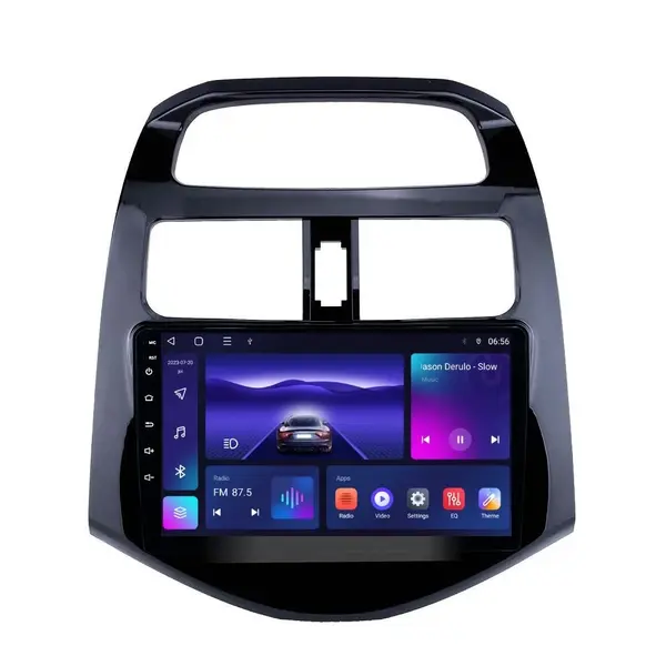 Navigatie dedicata cu Android Chevrolet Spark 2009 - 2015, 4GB RAM, Radio GPS Dual Zone, Display HD IPS 9" Touchscreen, Internet Wi-Fi, Bluetooth, MirrorLink, USB