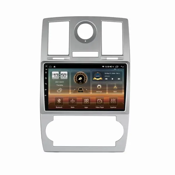 Navigatie dedicata cu Android Chrysler 300C 2004 - 2010, 8GB RAM, Radio GPS Dual Zone, Display HD QLED 9" Touchscreen, Internet Wi-Fi si slot SIM 4G, Bluetooth, MirrorLink, USB