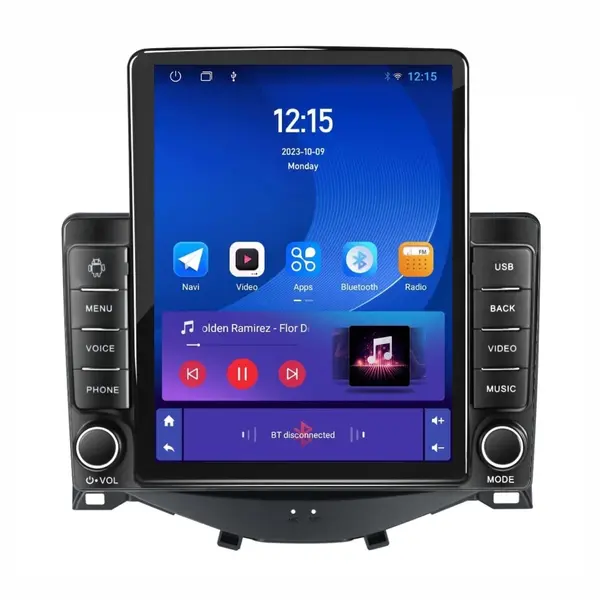 Navigatie dedicata cu Android Citroen C1 II 2014 - 2022, 1GB RAM, Radio GPS Dual Zone, Touchscreen IPS 9.7" HD tip Tesla, Internet Wi-Fi, Bluetooth, MirrorLink, USB
