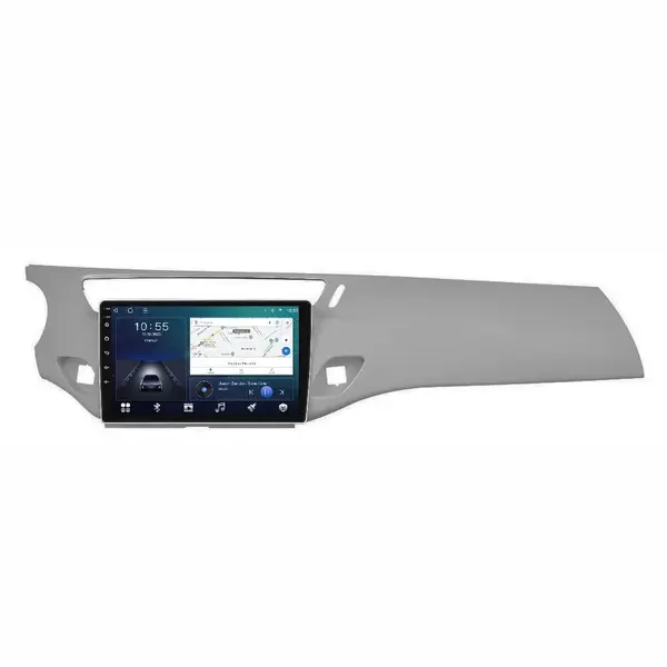 Navigatie dedicata cu Android Citroen C3 2009 - 2016, gri, 2GB RAM, Radio GPS Dual Zone, Display HD QLED 9" Touchscreen, Internet Wi-Fi si slot SIM 4G, Bluetooth, MirrorLink, USB