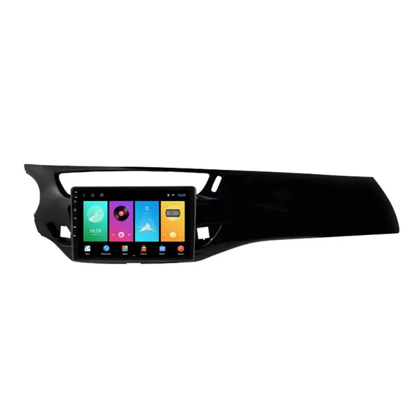 Navigatie dedicata cu Android Citroen C3 2009 - 2016, negru, 2GB RAM, Radio GPS Dual Zone, Display HD IPS 9" Touchscreen, Internet Wi-Fi, Bluetooth, MirrorLink, USB