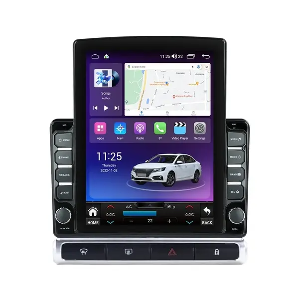 Navigatie dedicata cu Android Citroen C3 Aircross I 2017 - 2023, 4GB RAM, Radio GPS Dual Zone, Touchscreen IPS 9.7" HD tip Tesla, Internet Wi-Fi si slot SIM 4G, Bluetooth, MirrorLink, USB