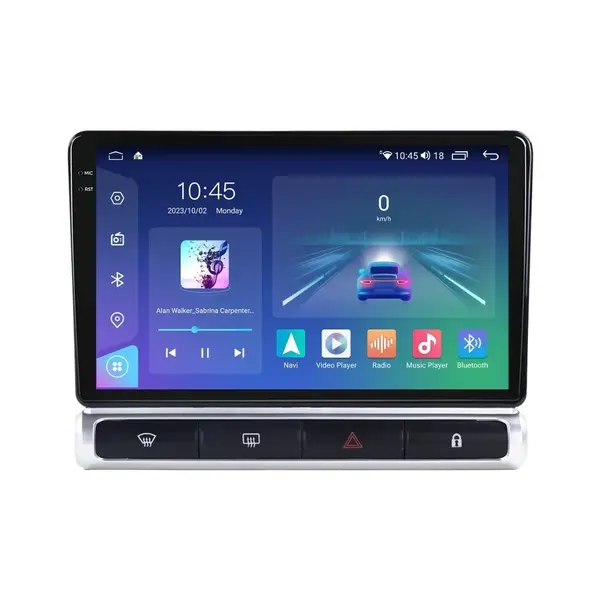 Navigatie dedicata cu Android Citroen C3 III 2016 - 2024, 8GB RAM, Radio GPS Dual Zone, Display 2K QLED 9.5" Touchscreen, Internet Wi-Fi si slot SIM 4G, Bluetooth, MirrorLink, USB