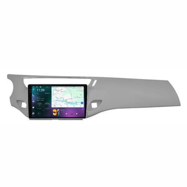 Navigatie dedicata cu Android Citroen DS3 2009 - 2018, gri, 12GB RAM, Radio GPS Dual Zone, Display 2K QLED 9.5" Touchscreen, Internet Wi-Fi si slot SIM 4G, Bluetooth, MirrorLink, USB