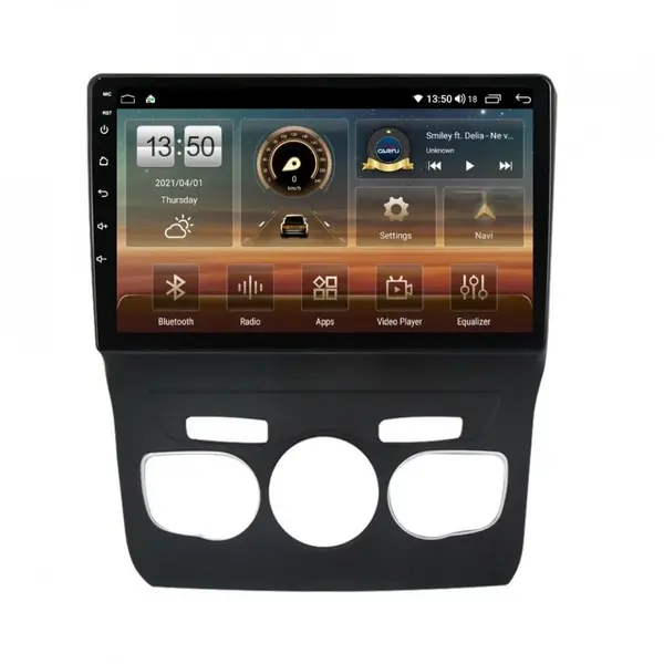 Navigatie dedicata cu Android Citroen DS4 2010 - 2018, clima automata, 6GB RAM, Radio GPS Dual Zone, Display HD QLED 10" Touchscreen, Internet Wi-Fi si slot SIM 4G, Bluetooth, MirrorLink, USB