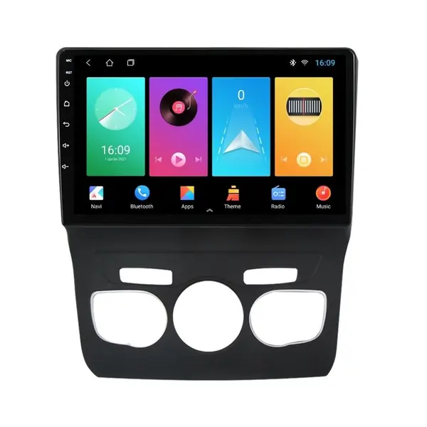 Navigatie dedicata cu Android Citroen DS4 2010 - 2018, clima automata, 2GB RAM, Radio GPS Dual Zone, Display HD IPS 10" Touchscreen, Internet Wi-Fi, Bluetooth, MirrorLink, USB