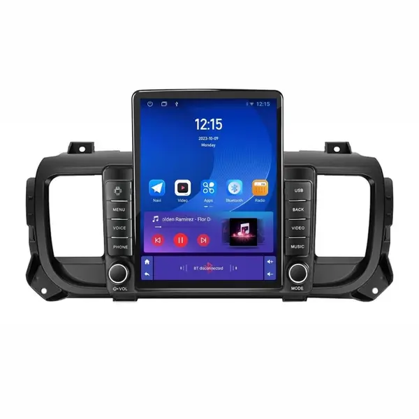 Navigatie dedicata cu Android Citroen Jumpy dupa 2016, 1GB RAM, Radio GPS Dual Zone, Touchscreen IPS 9.7" HD tip Tesla, Internet Wi-Fi, Bluetooth, MirrorLink, USB