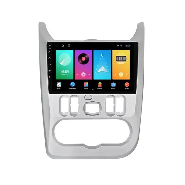 Navigatie dedicata cu Android Dacia Duster I 2010 - 2013, 1GB RAM, Radio GPS Dual Zone, Display HD IPS 9" Touchscreen, Internet Wi-Fi, Bluetooth, MirrorLink, USB