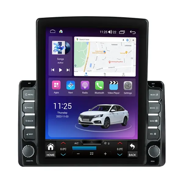 Navigatie dedicata cu Android Dacia Duster II 2018 - 2022, 8GB RAM, Radio GPS Dual Zone, Touchscreen IPS 9.7" HD tip Tesla, Internet Wi-Fi si slot SIM 4G, Bluetooth, MirrorLink, USB