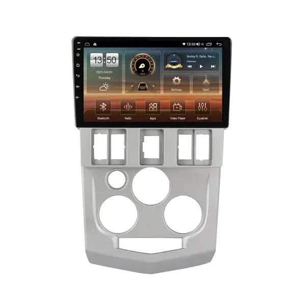 Navigatie dedicata cu Android Dacia Logan I 2004 - 2008, 4GB RAM, Radio GPS Dual Zone, Display HD QLED 9" Touchscreen, Internet Wi-Fi si slot SIM 4G, Bluetooth, MirrorLink, USB