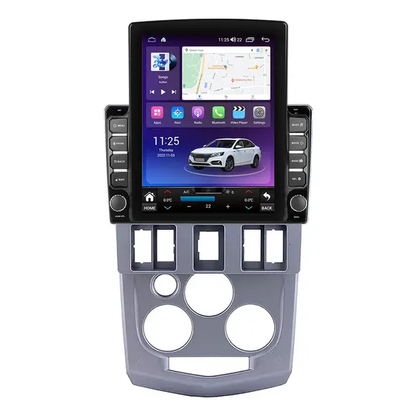 Navigatie dedicata cu Android Dacia Logan I 2004 - 2008, 4GB RAM, Radio GPS Dual Zone, Touchscreen IPS 9.7" HD tip Tesla, Internet Wi-Fi si slot SIM 4G, Bluetooth, MirrorLink, USB