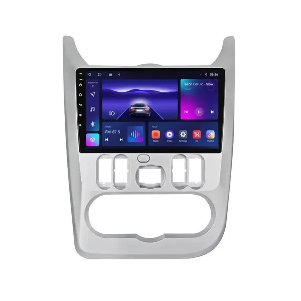 Navigatie dedicata cu Android Dacia Logan I 2008 - 2013, 4GB RAM, Radio GPS Dual Zone, Display HD IPS 9" Touchscreen, Internet Wi-Fi, Bluetooth, MirrorLink, USB