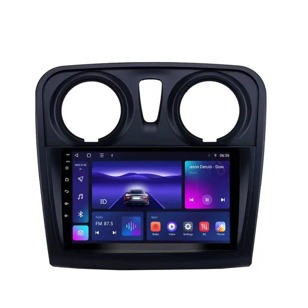 Navigatie dedicata cu Android Dacia Logan II 2012 - 2020, 4GB RAM, Radio GPS Dual Zone, Display HD IPS 9" Touchscreen, Internet Wi-Fi, Bluetooth, MirrorLink, USB