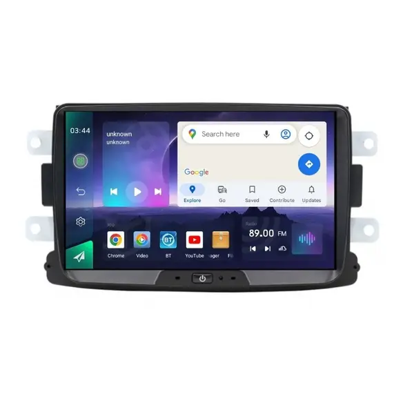 Navigatie dedicata cu Android Dacia Sandero II 2012 - 2020, 4GB RAM, Radio GPS Dual Zone, Display HD IPS 8'' Touchscreen, Internet Wi-Fi si slot SIM 4G, Bluetooth, MirrorLink, USB