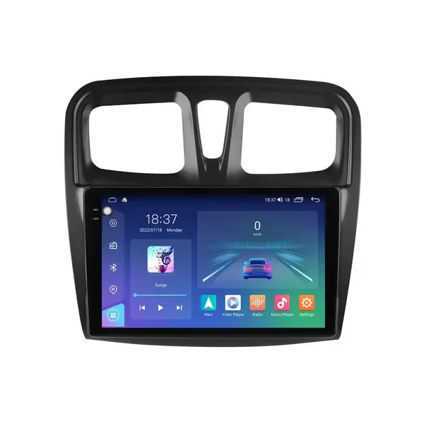 Navigatie dedicata cu Android Dacia Sandero II 2012 - 2020, 8GB RAM, Radio GPS Dual Zone, Display 2K QLED 10.36" Touchscreen, Internet Wi-Fi si slot SIM 4G, Bluetooth, MirrorLink, USB