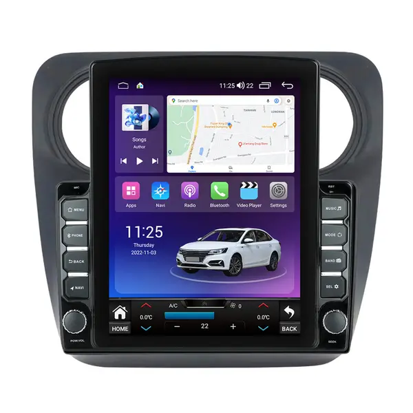 Navigatie dedicata cu Android Dacia Sandero II 2012 - 2020, 8GB RAM, Radio GPS Dual Zone, Touchscreen IPS 9.7" HD tip Tesla, Internet Wi-Fi si slot SIM 4G, Bluetooth, MirrorLink, USB