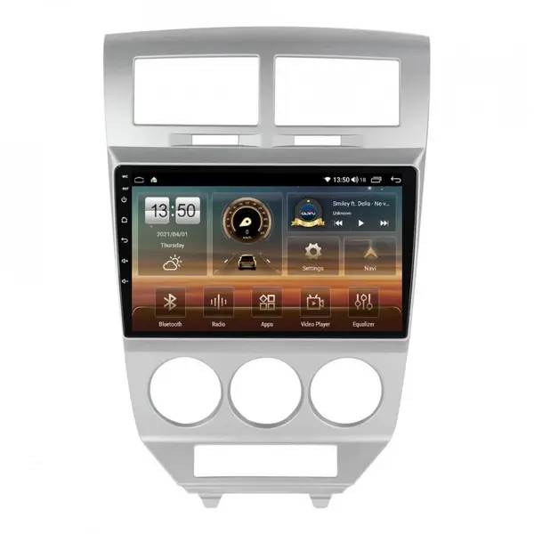 Navigatie dedicata cu Android Dodge Caliber 2006 - 2010, 6GB RAM, Radio GPS Dual Zone, Display HD QLED 10" Touchscreen, Internet Wi-Fi si slot SIM 4G, Bluetooth, MirrorLink, USB