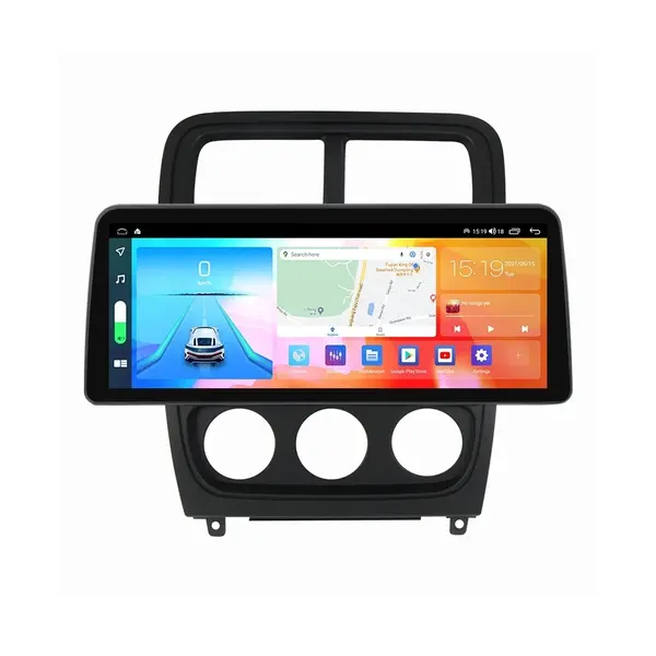 Navigatie dedicata cu Android Dodge Caliber 2010 - 2012, 8GB RAM, Radio GPS Dual Zone, Display QLED 12.3" Touchscreen, Internet Wi-Fi si slot SIM 4G, Bluetooth, MirrorLink, USB