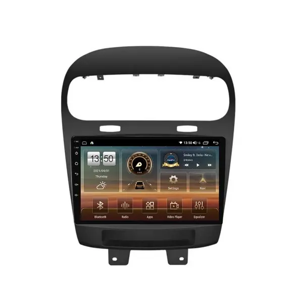 Navigatie dedicata cu Android Dodge Journey 2011 - 2020, 6GB RAM, Radio GPS Dual Zone, Display HD QLED 9" Touchscreen, Internet Wi-Fi si slot SIM 4G, Bluetooth, MirrorLink, USB